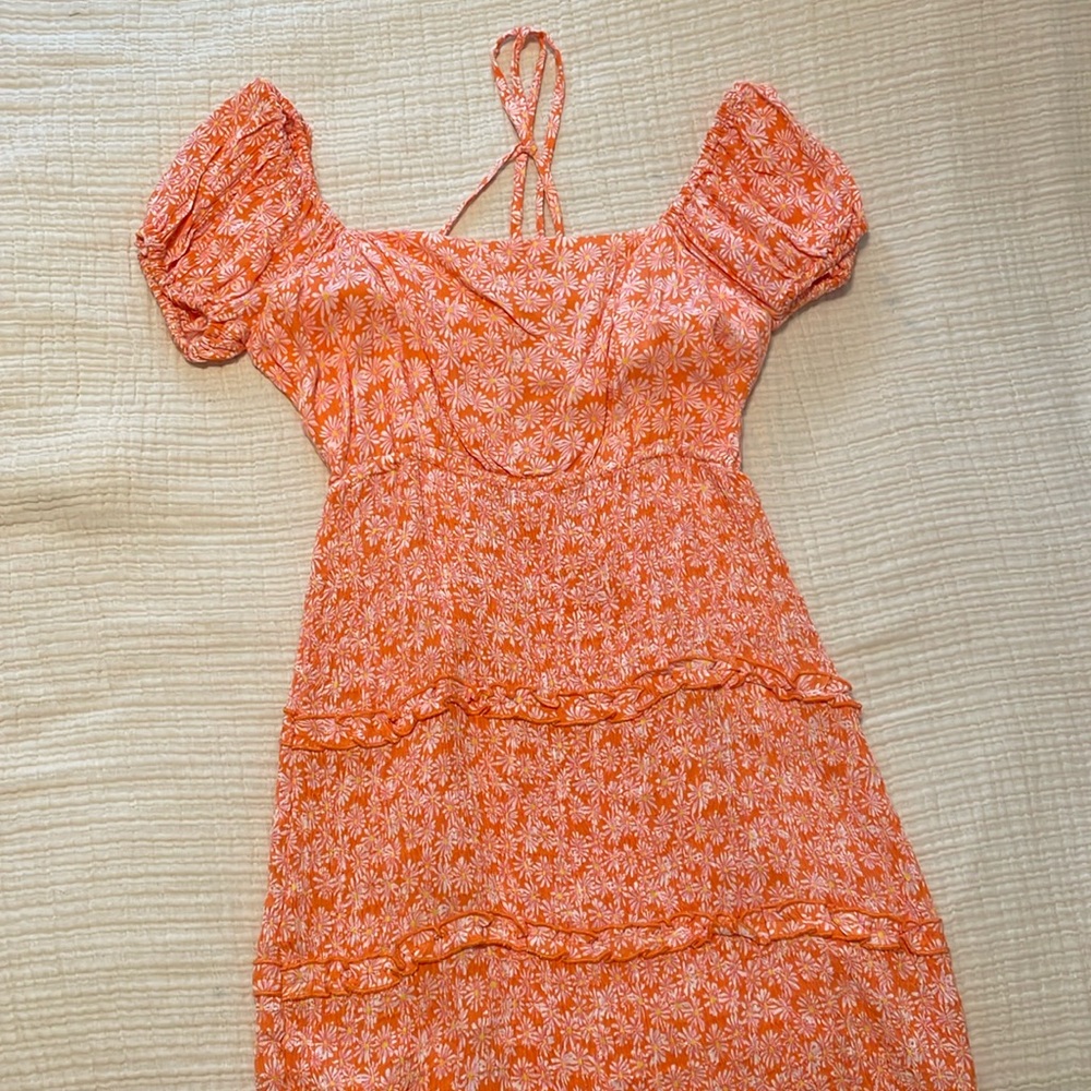Floral mini dress
